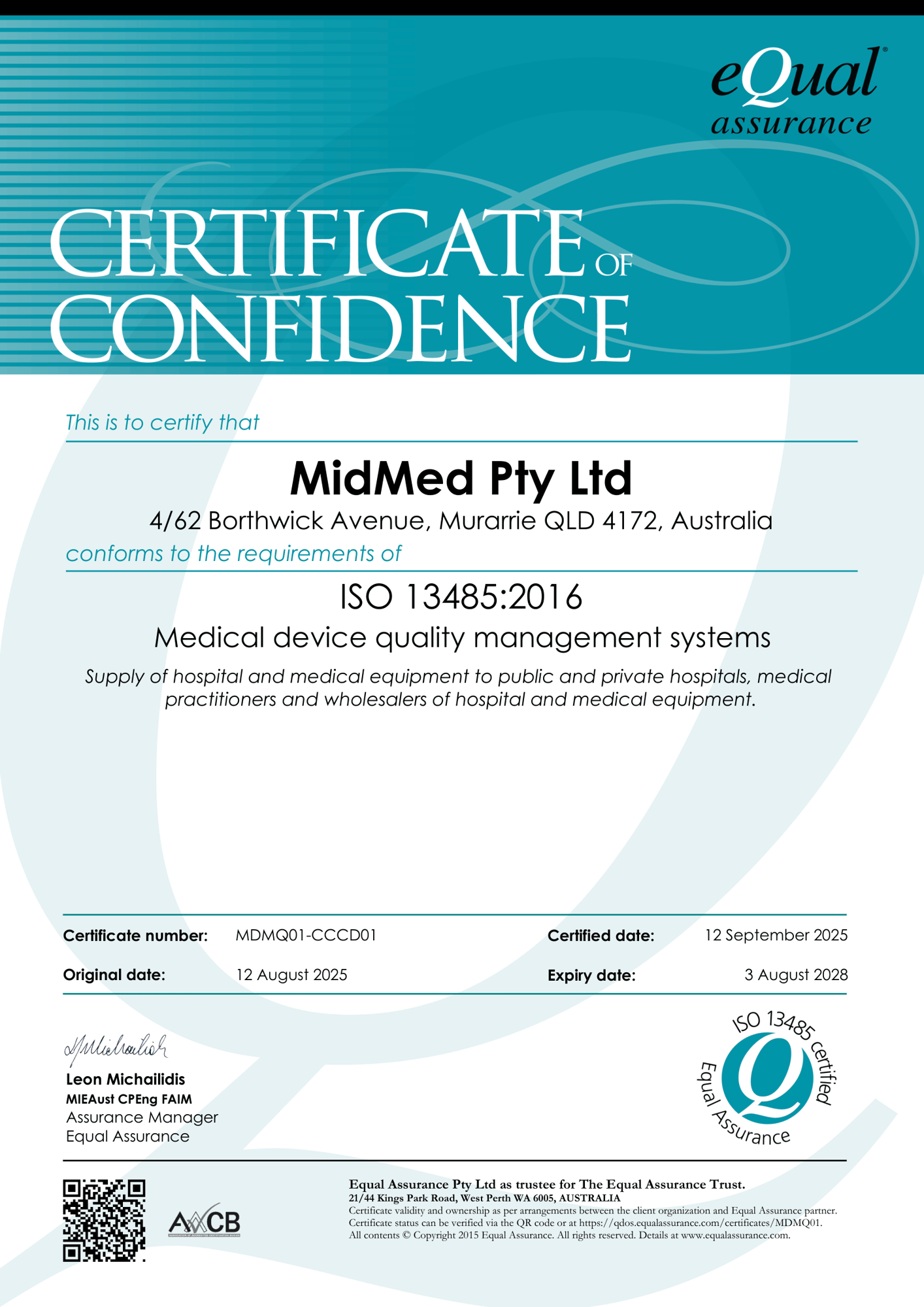 MDMQ01-CCCD01 COC - Medical Devices-1