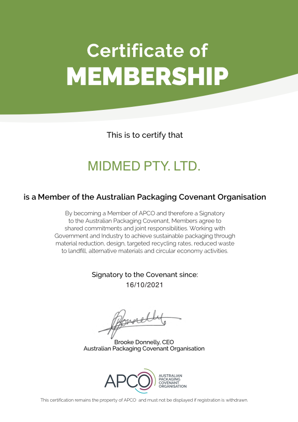 Midmed APCO Certificate
